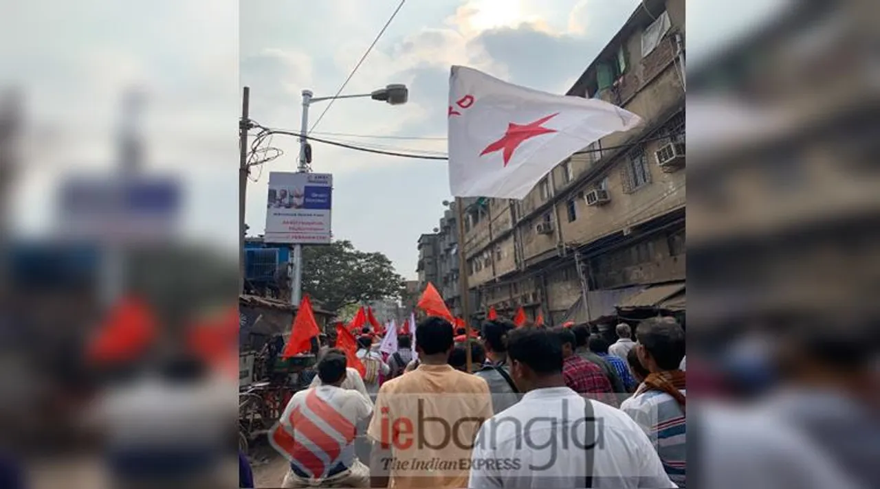 long march, লং মার্চ, লং মার্চের খবর, কলকাতায় লং মার্চ, long march news, long march in kolkata, বাংলায় লং মার্চ, পশ্চিমবঙ্গে লং মার্চ, long march west bengal, west bengal long march, left, সিটু, বাম, কংগ্রেস, citu, left, congress, modi govt, মোদী সরকার, nrc, এনআরসি, ক্যাব, cab, পদযাত্রা, মিছিল