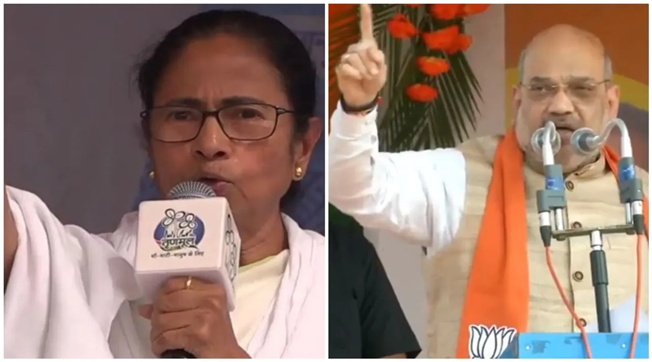 mamata, amit shah, মমতা, অমিত শাহ