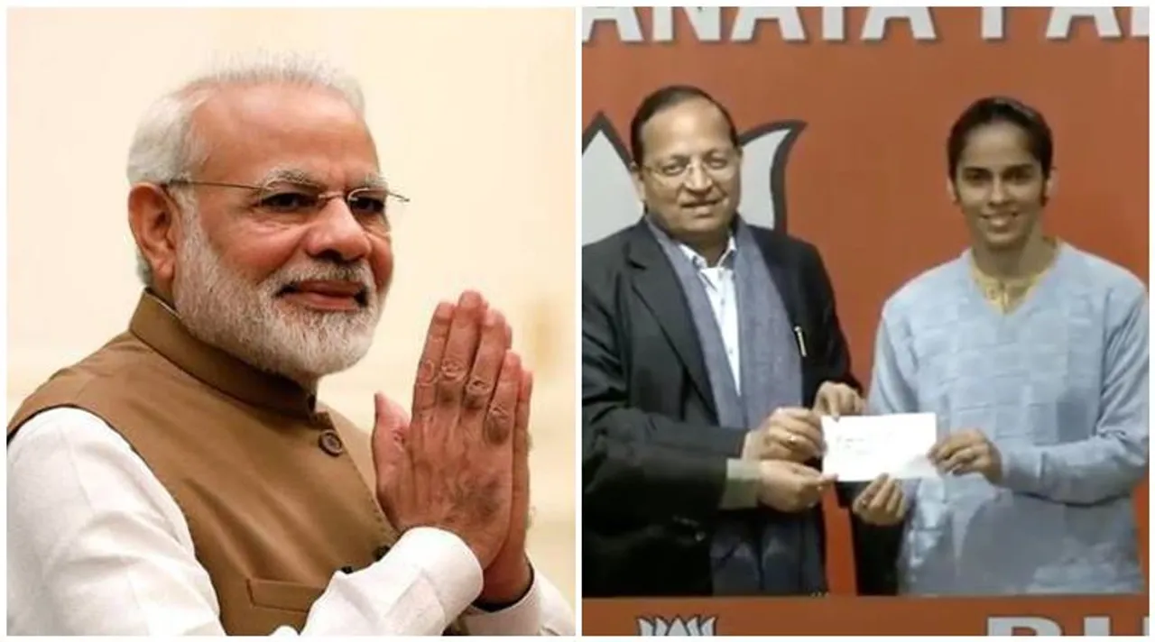 Narendra Modi Saina Nehwal