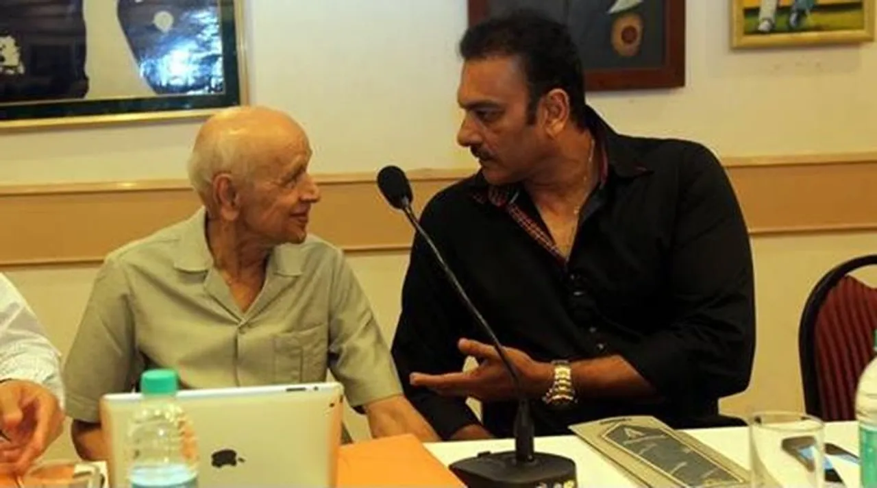 Ravi shastri with Bapu Nadkarni