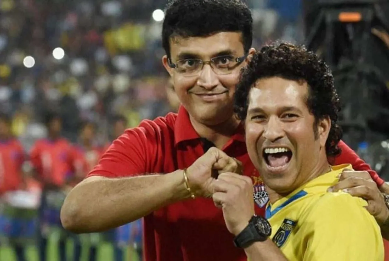 Sachin Tendulkar and Sourav Ganguly