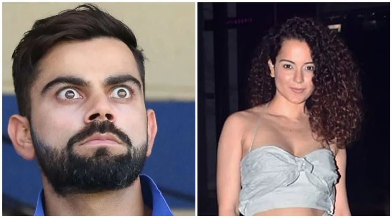 Virat Kohli and Kangana Ranaut