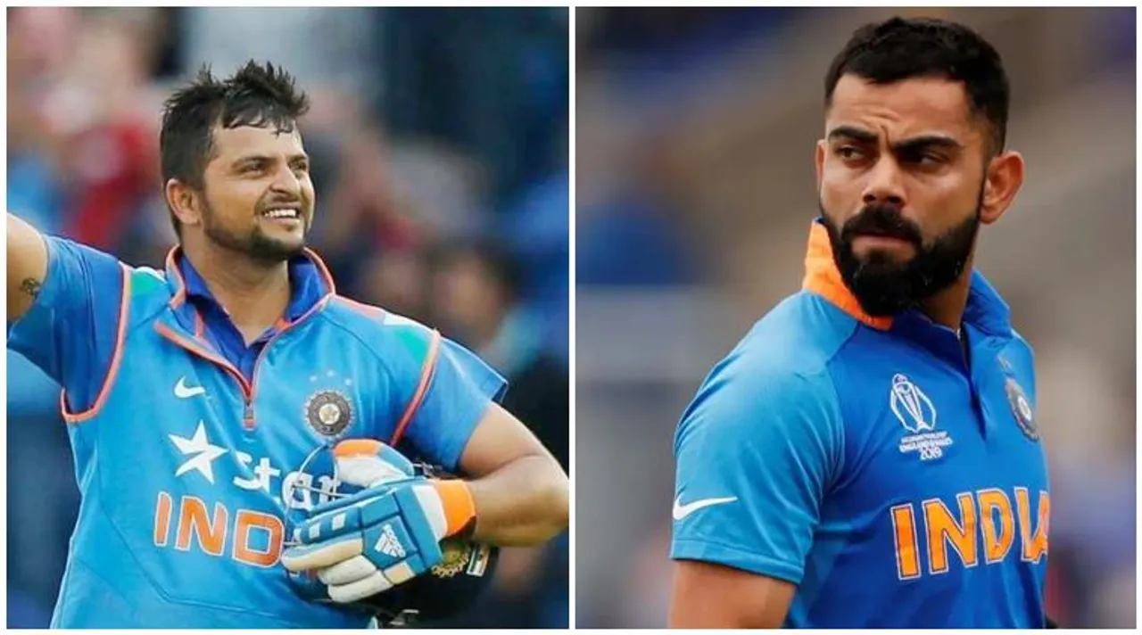 Virat Kohli and Suresh Raina