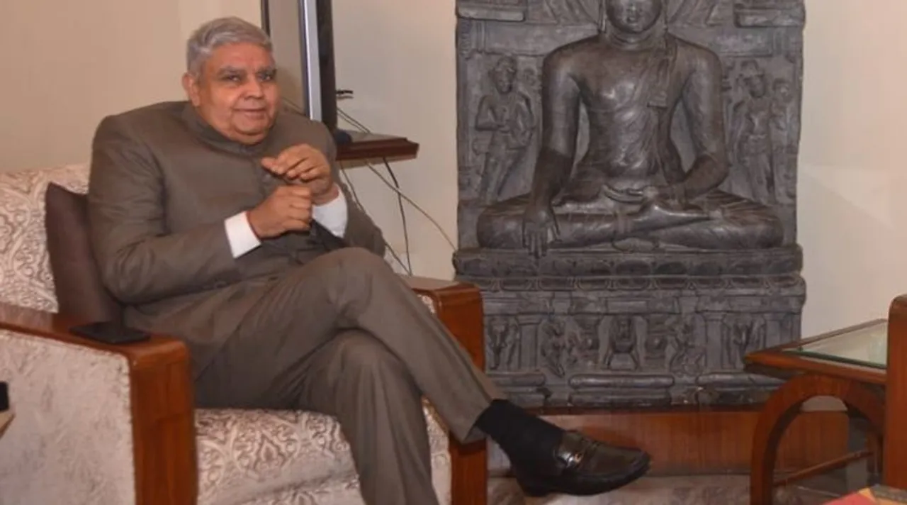wb governor jagdeep dhankhar, রাজ্যপাল জগদীপ ধনখড়, জগদীপ ধনকড়, ধনখড়, ধনকর, jagdeep dhankhar, jagdeep dhankhar news, dhankar রাজ্যপালের আজব তত্ত্ব, ধনকড়ের আজব দাবি, অর্জুনের তিরে পরমাণু অস্ত্র রয়েছে, উড়ন্ত যান, বিতর্কে রাজ্যপাল