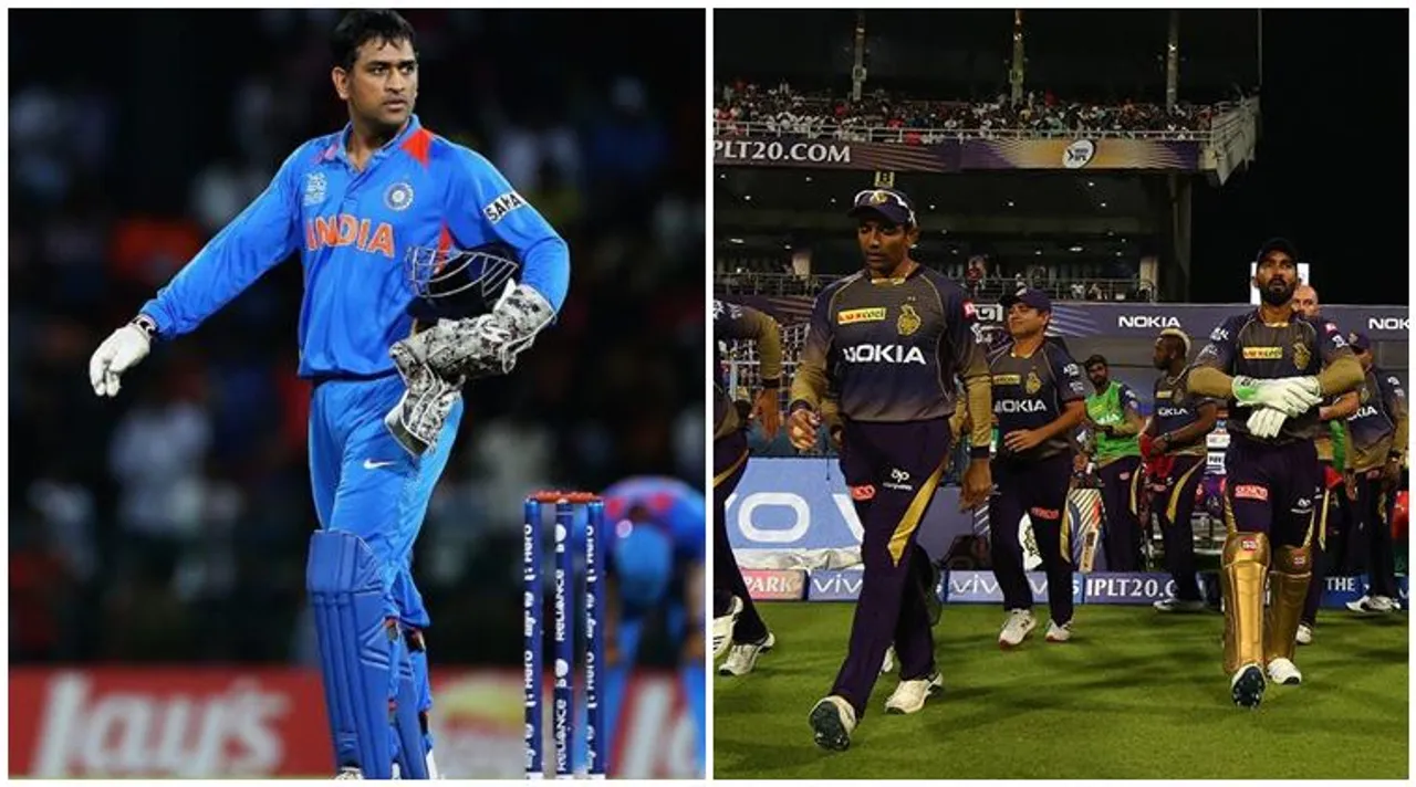 dhoni kkr