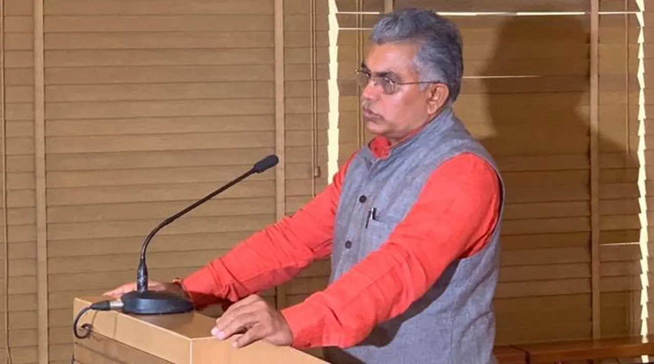 bjp, দিলীপ ঘোষের সামনেই বিজেপি কর্মীদের মধ্যে গোলমাল, দিলীপ ঘোষ, দিলীপ, বিজেপি, রানাঘাট, মণ্ডল সভাপতি নির্বাচন, dilip ghosh, bjp news, west engal bjp