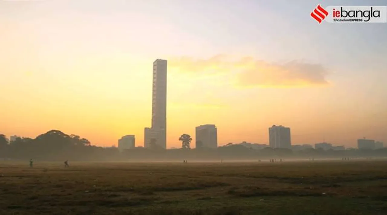A winter Morning in the city of Joy