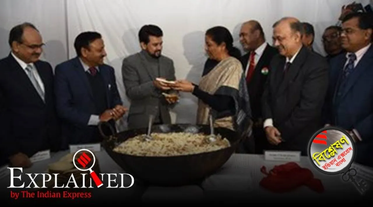 nirmala sitharaman halwa