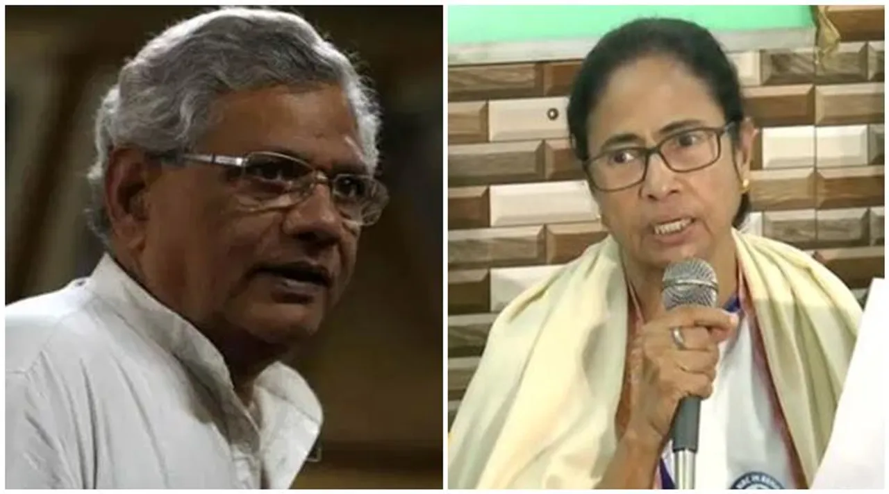 sitaram yechury, সীতারাম ইয়েচুরী, সীতারাম, ইয়েচুরী, ইয়েচুরি, yechury mamata banerjee, সীতারাম ইয়েচুরি মমতা, মমতা বন্দ্যোপাধ্যায়, মমতা ব্যানার্জী, মমতা ব্যানার্জি, mamata banerjee caa protest, সিএএ, এনআরসি, mamata nrc, মমতা এনআরসি, yechury opposition meet caa