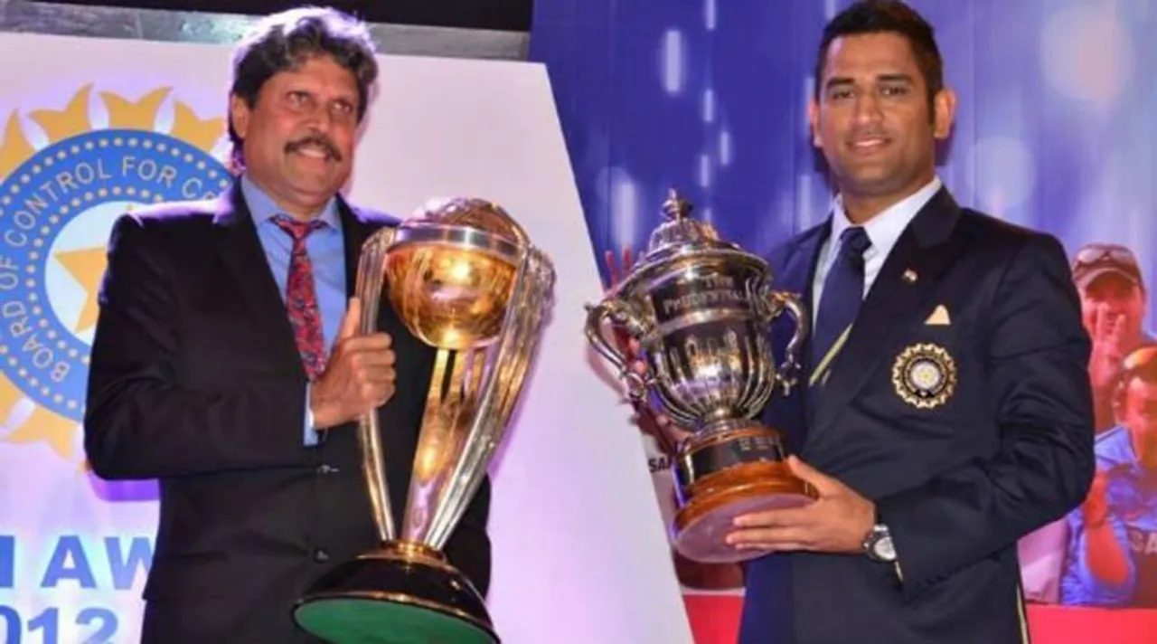 MS Dhoni and Kapil Dev