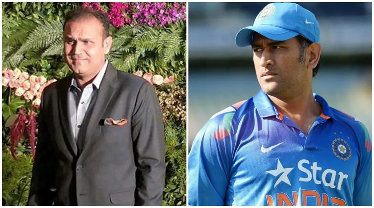 MS Dhoni and Virender Sehwag