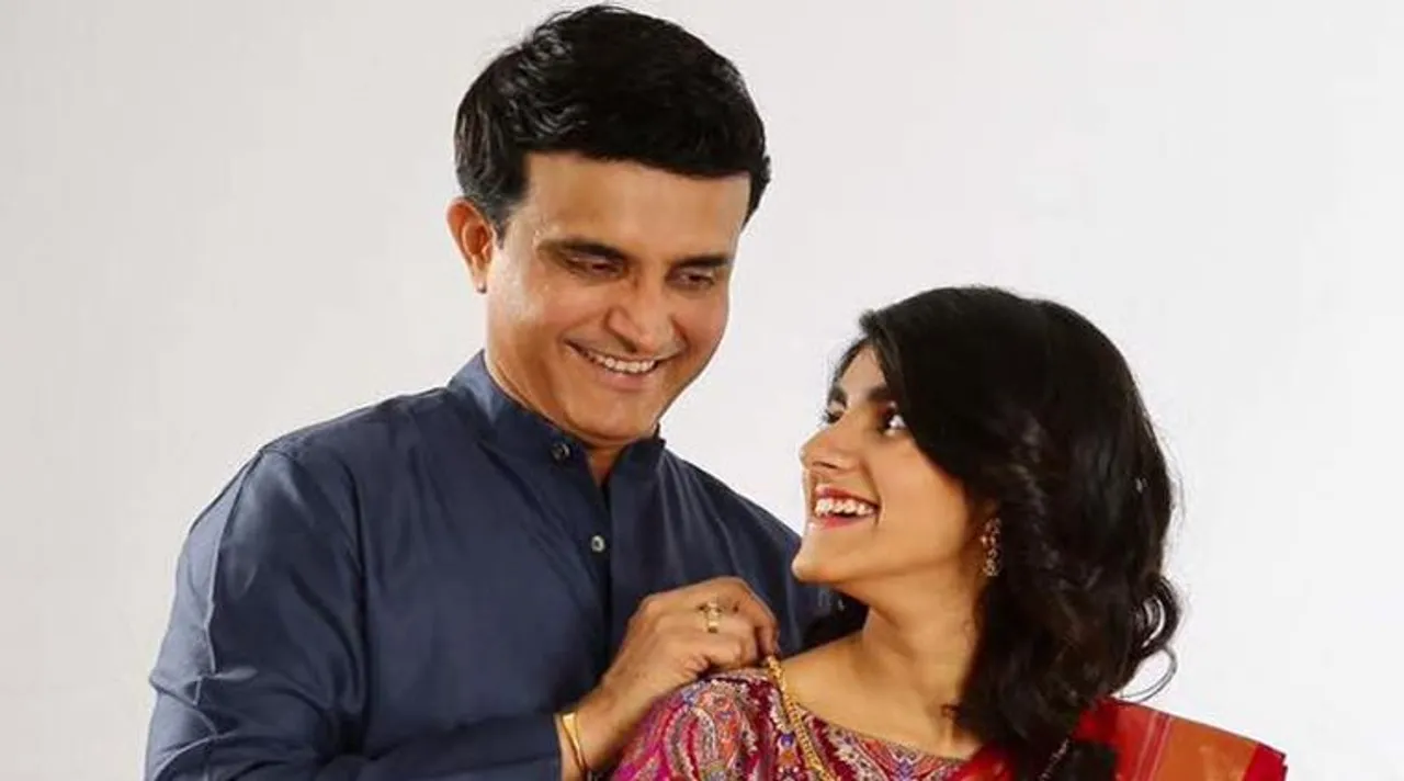 Sourav Ganguly Sana Ganguly