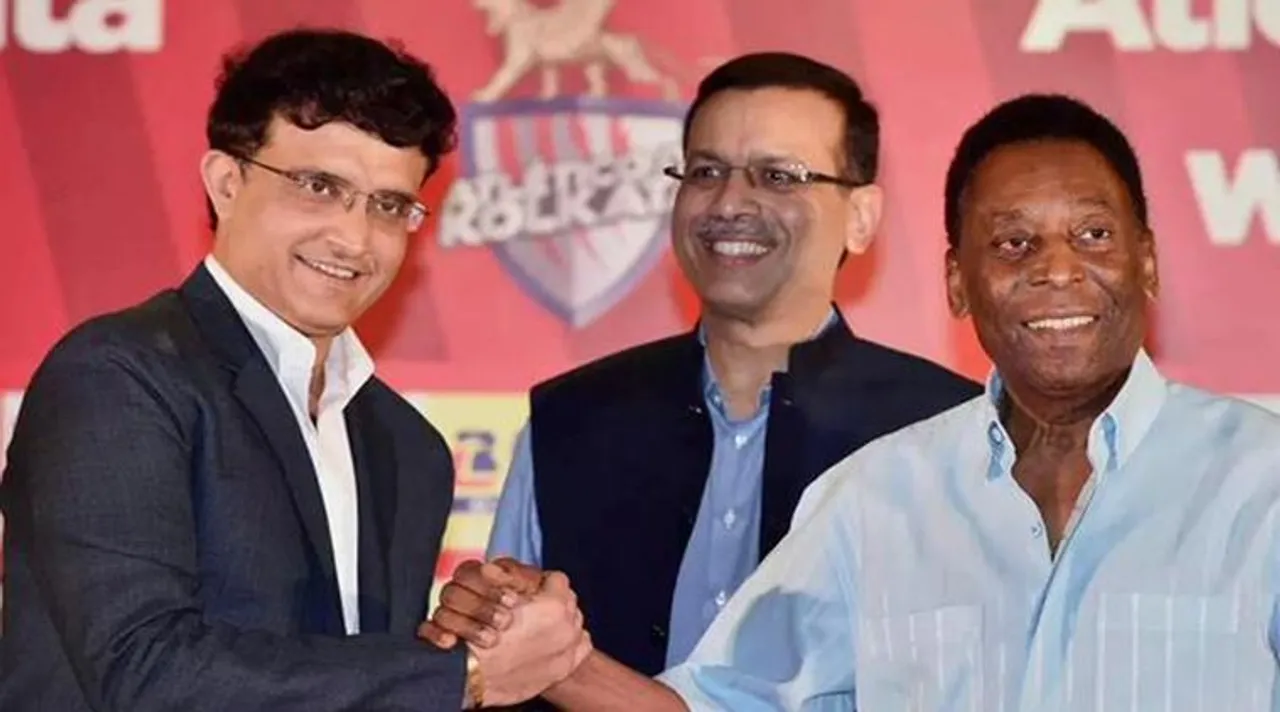 Sourav Ganguly and Pele