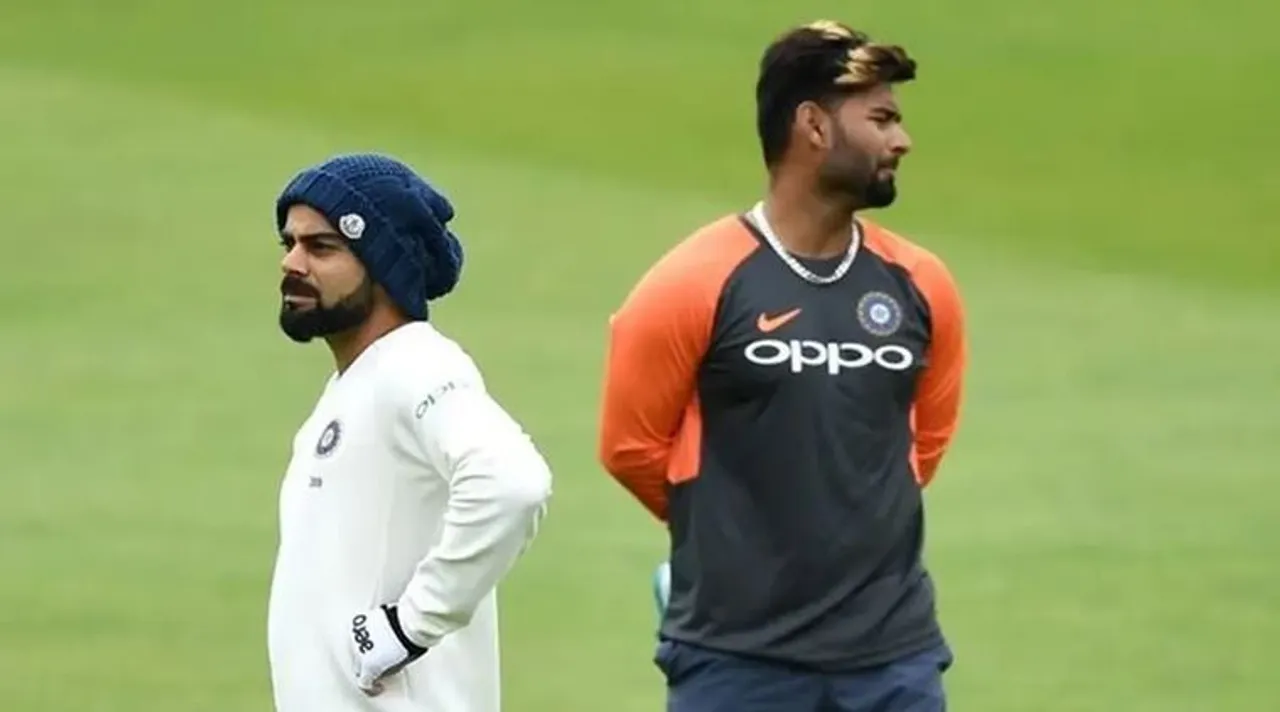 Virat Kohli Rishabh Pant