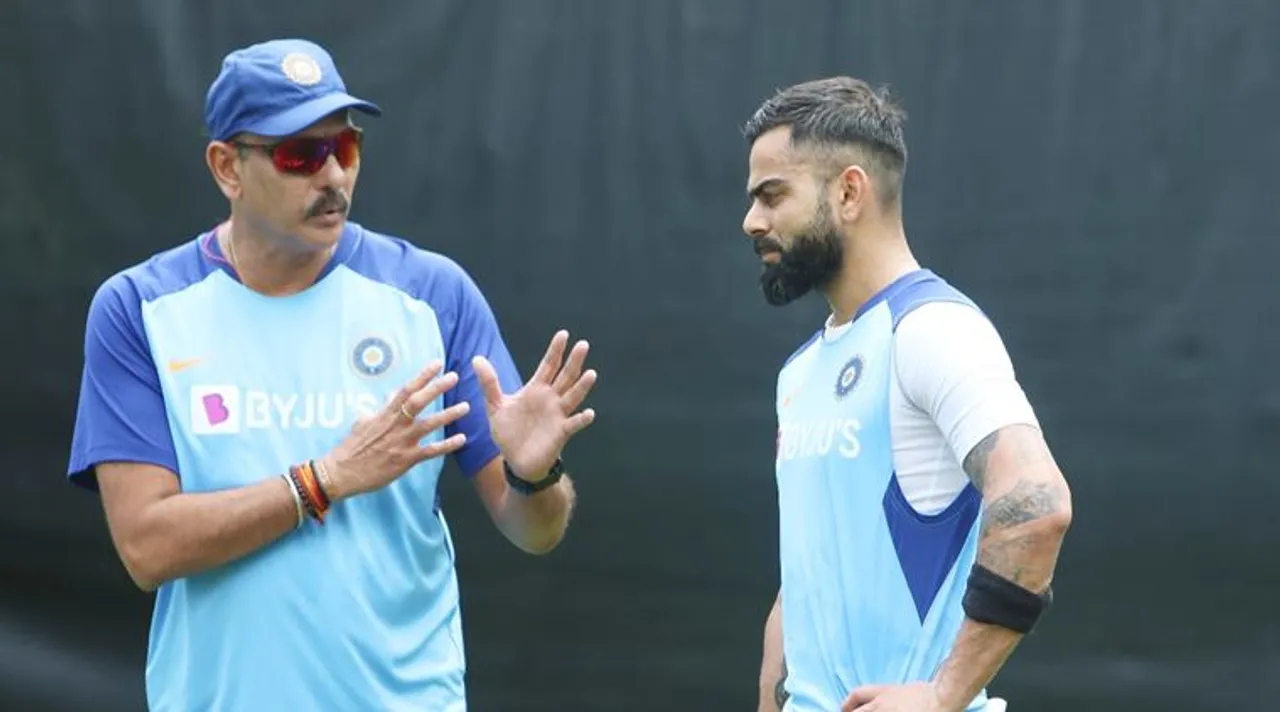 Virat Kohli and Ravi Shastri