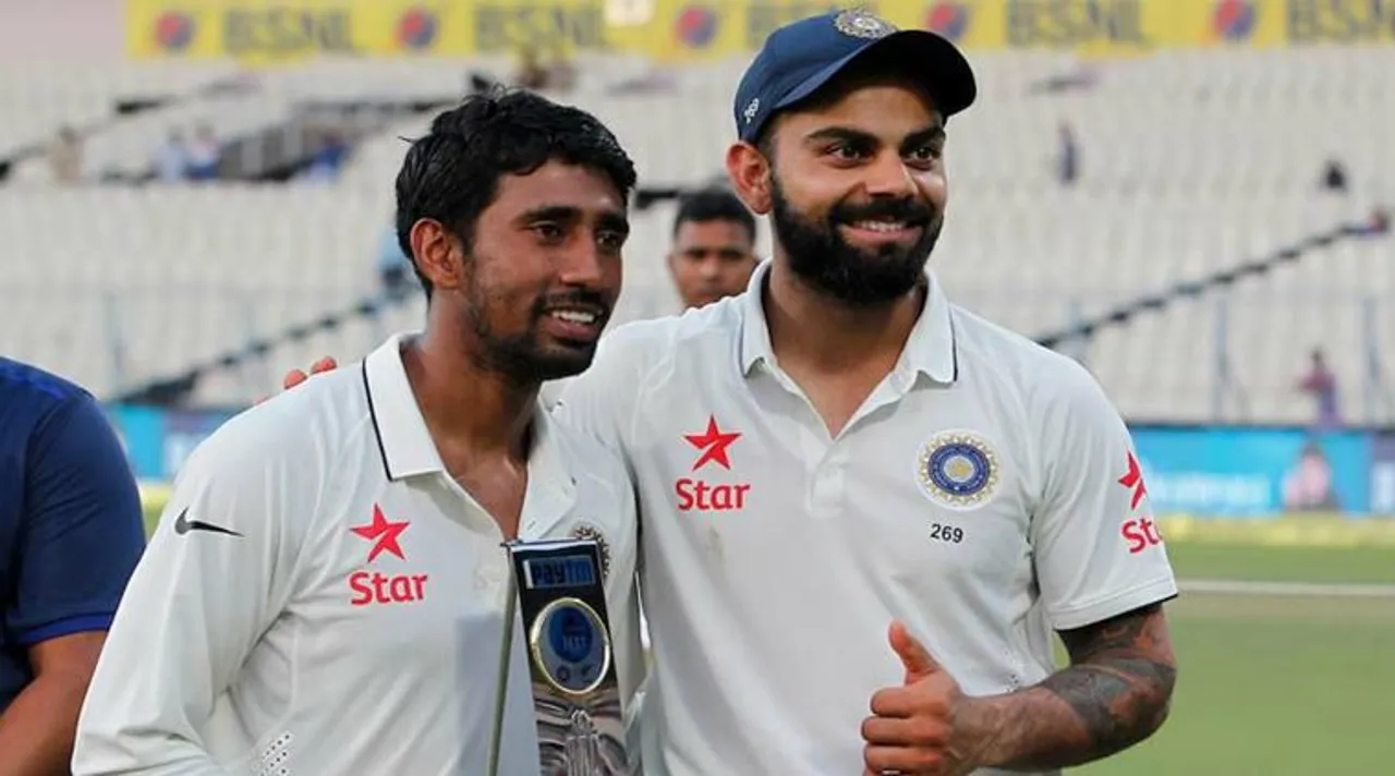 Wriddhiman Saha Virat Kohli
