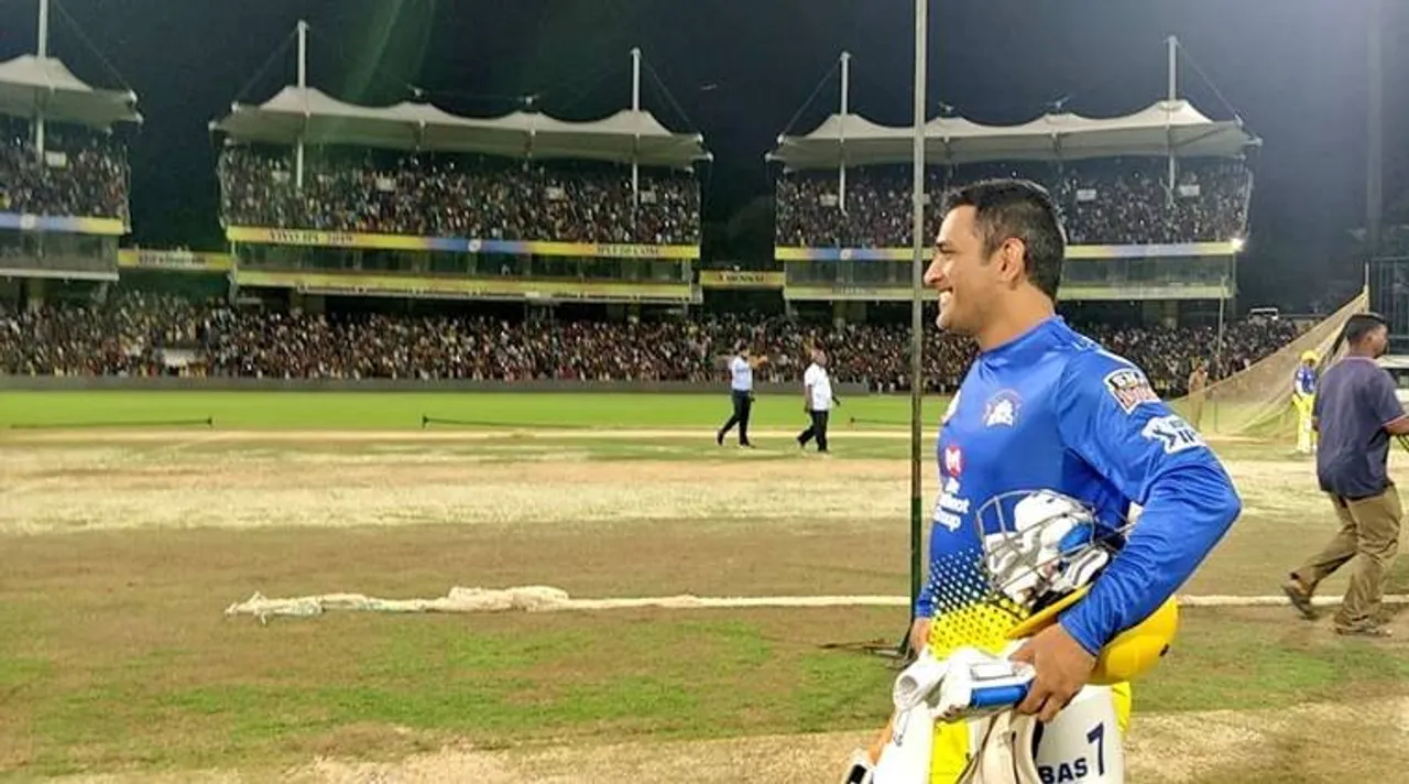 MS Dhoni was the star attraction during CSK’s practice match