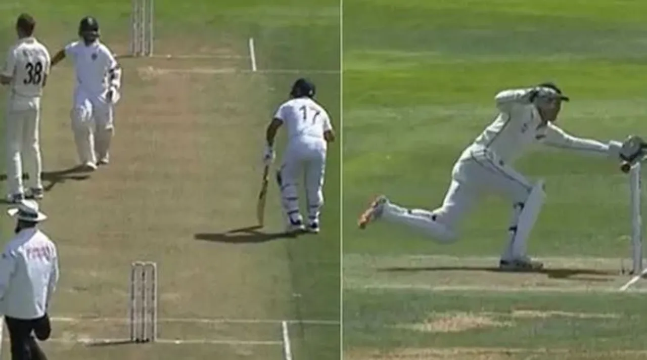 Rishabh Pant Run Out