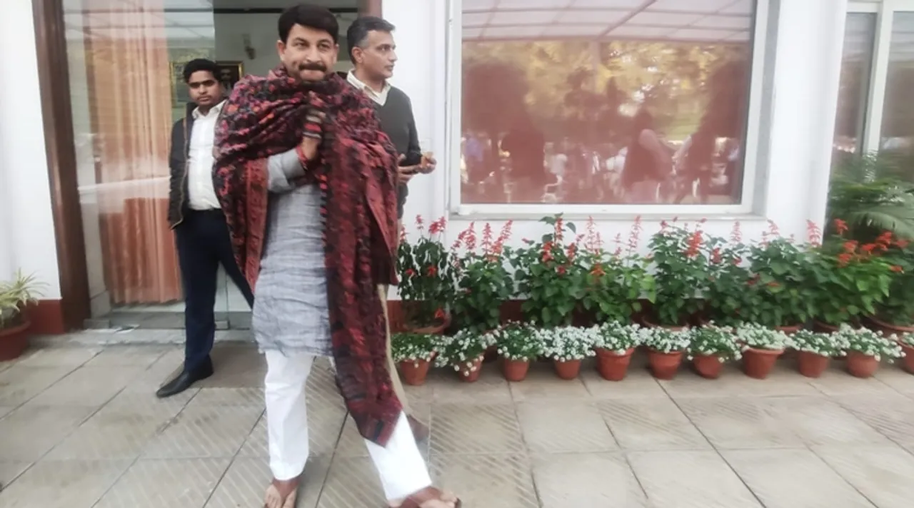 delhi elections bjp manoj tiwari