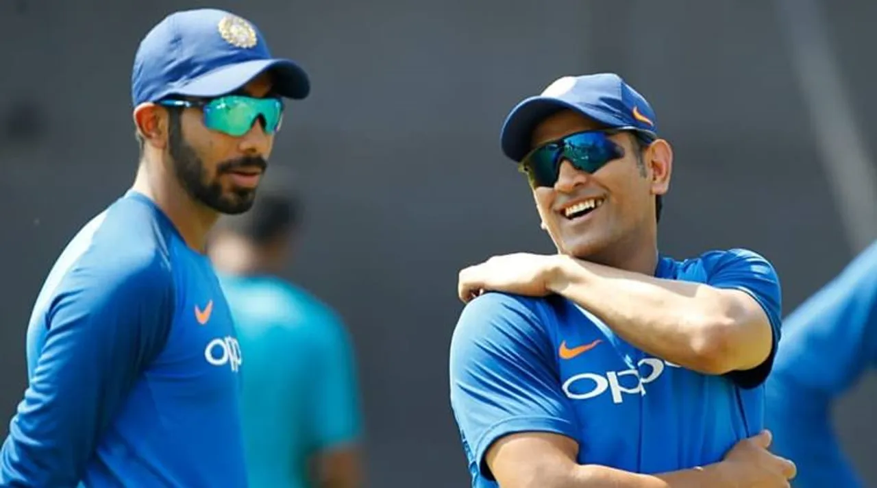 ms dhoni jasprit bumrah