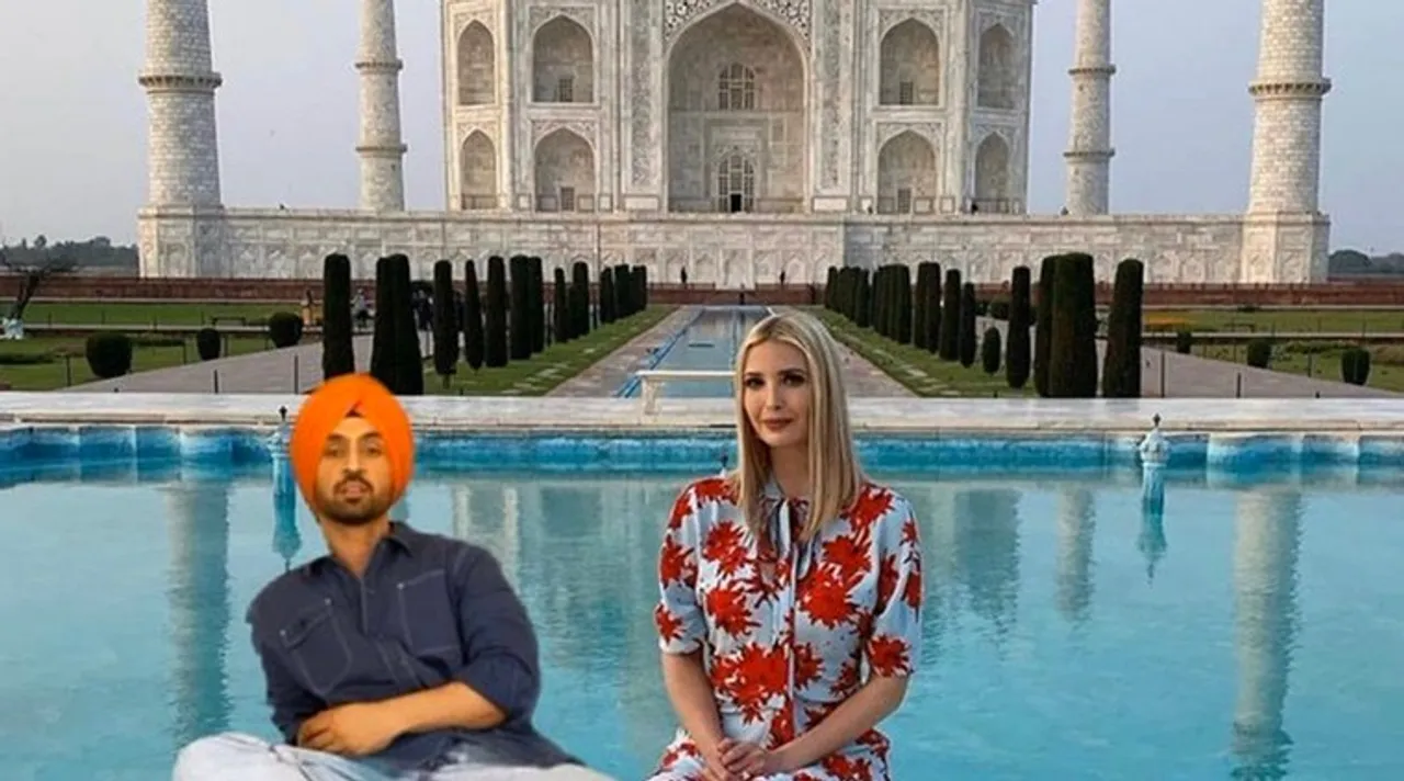 Diljit Dosanjh and Ivanka Trump