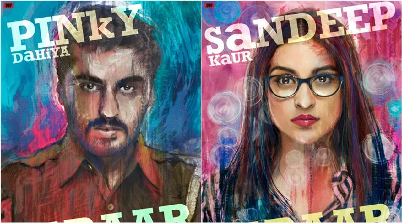 Arjun Kapoor and Parineeti Chopra in Sandeep Aur Pinky Faraar posters