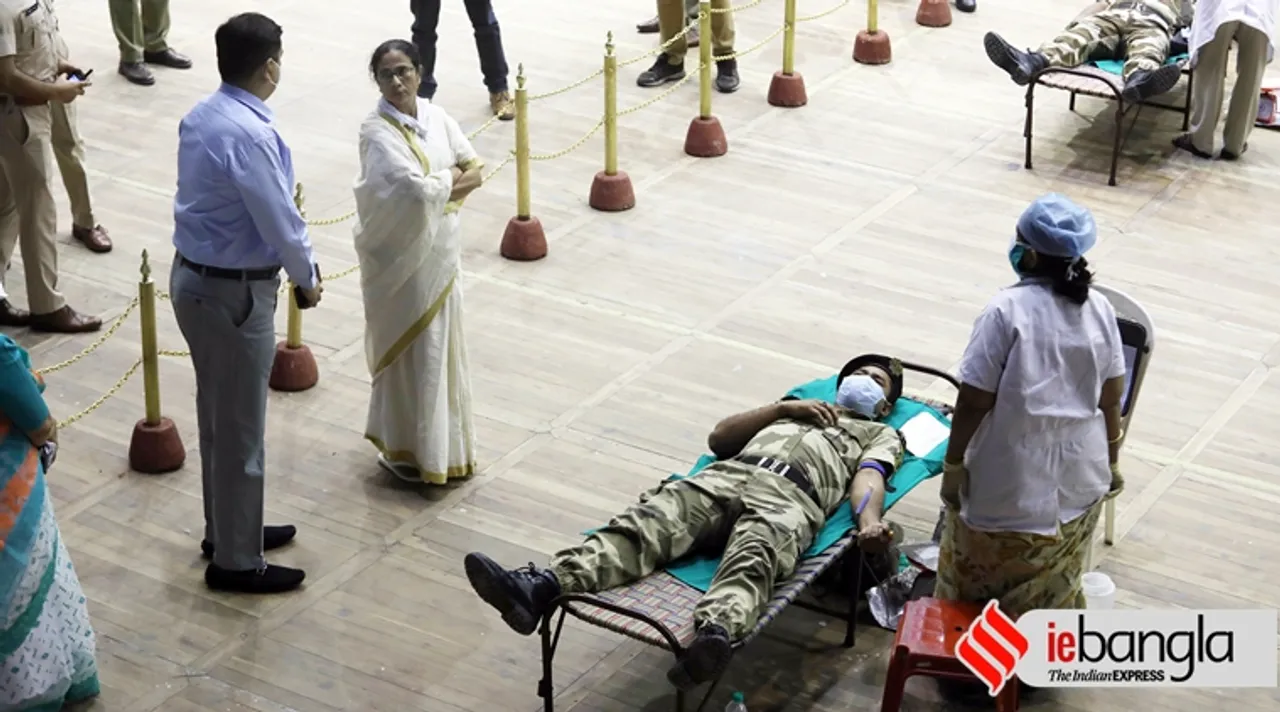 kolkata police coronavirus blood donation