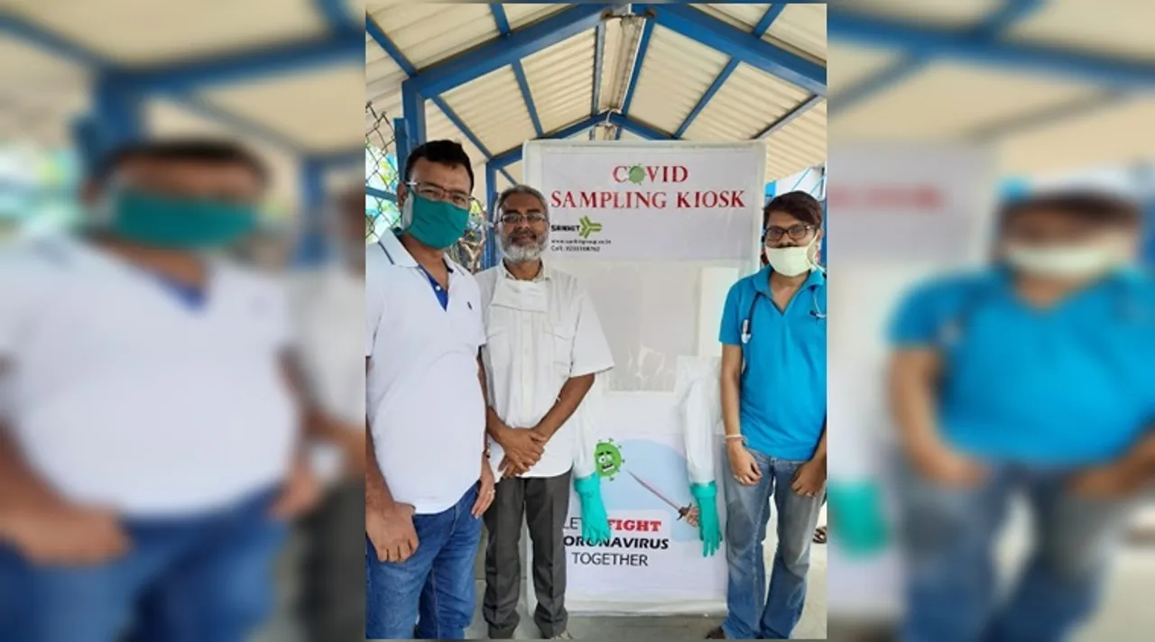 covid sampling kiosk, কোভিড স্য়াম্পেলিং কিয়স্ক, suri hospital,সিউড়ি হাসপাতাল, suri, সিউড়ি, বীরভূম, birbhum, west bengal, coronavirus, coronavirus latest updates , করোনভাইরাস, করোনা, সিউড়ি কিয়স্ক