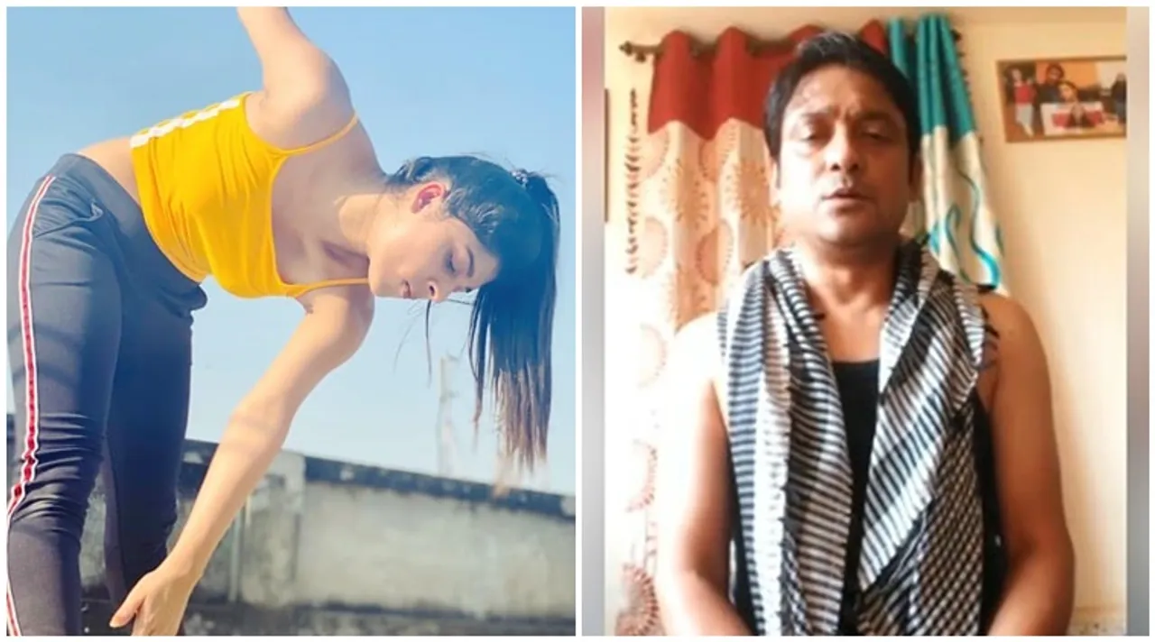 Amid lockdown Bengali actors keeping themselves fit through Yoga