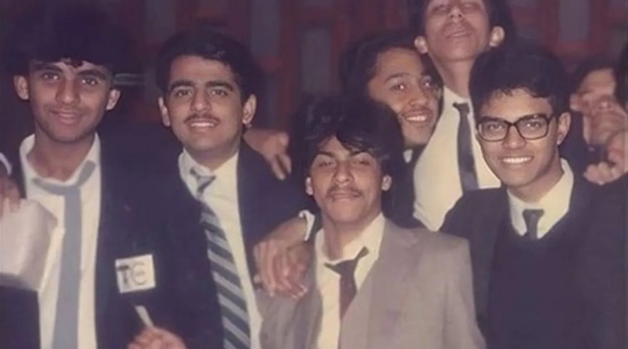 Shah Rukh Khan teenage photo with moustache going viral