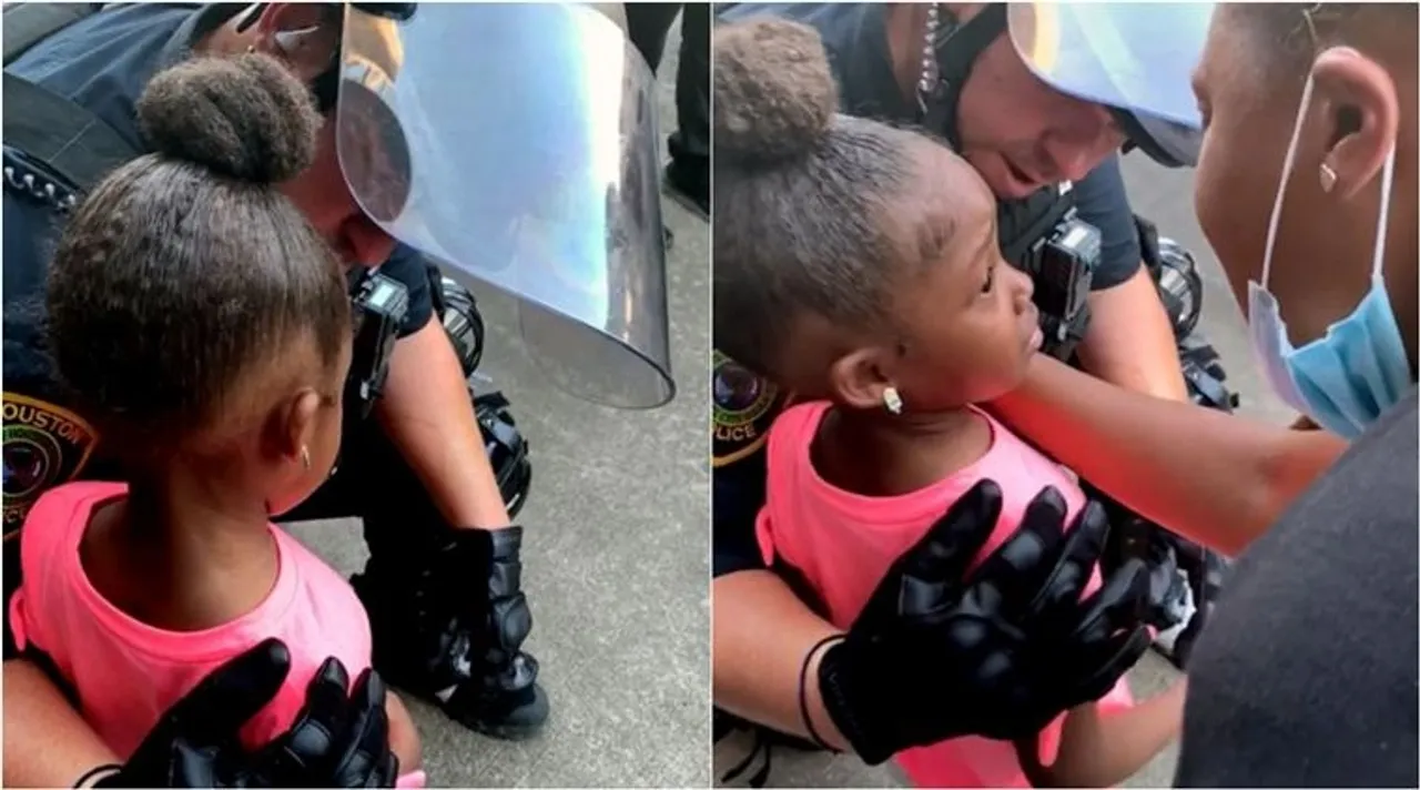 houston cop black girl