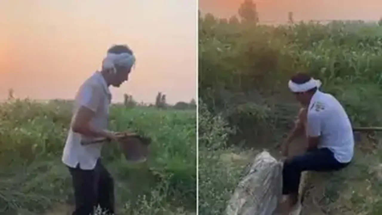 nawazuddin doing farm work