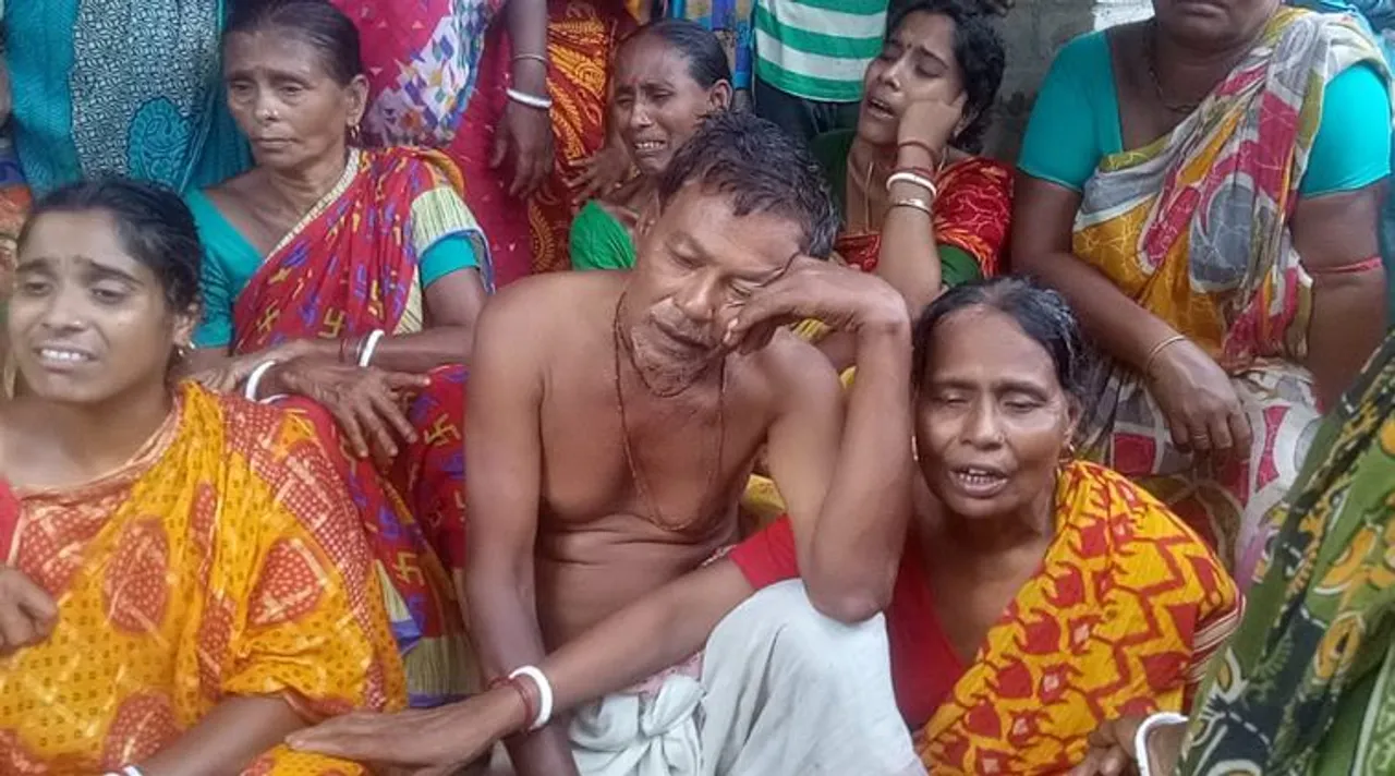bjp worker's family