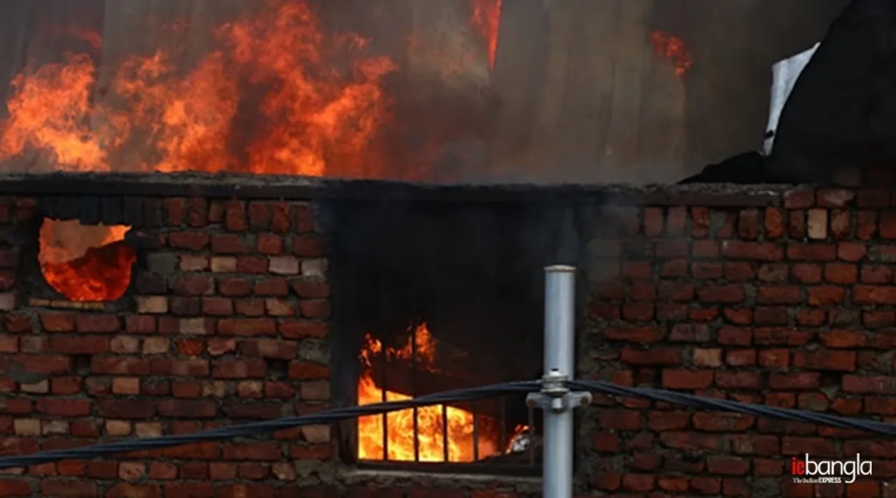 kolkata fire, কলকাতায় আগুন