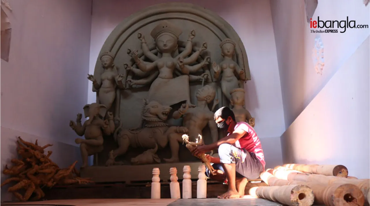 দুর্গাপূজা, Durga puja, দুর্গাপুজা ২০২০, Durga puja 2020, উত্তর কলকাতার দুর্গাপুজা, North kolkata durga puja, উত্তর কলকাতার দুর্গাপূজা ২০২০, North kolkata durga puja 2020, কলকাতার পুজা, Kolkata puja, কলকাতার দুর্গাপূজা, Kolktata special durga puja, নলিন সরকার স্ট্রীটের পুজো, Nalin sarkar street durga puja 2020, গৌরি বাড়ির পুজো, Gauri bari puja 2020, তেলেঙ্গাবাগান পুজো, Telengabagan durga puja 2020, করোনা পুজা, Corona Durga puja, মহামারী দুর্গাপুজা, Pandemic durga puja, করোনা, corona, করোনা মহামারী, corona pandemic, কোভিড, covid, কোভিড-১৯, Covid-19