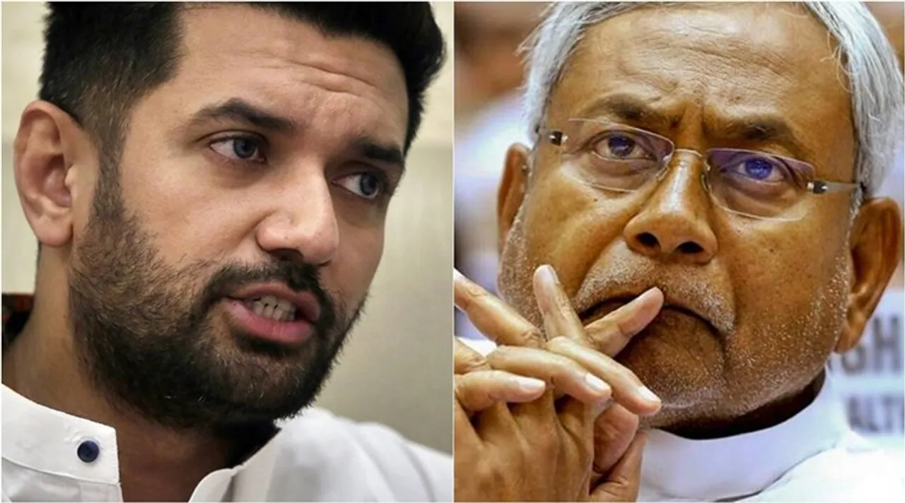 Chirag Paswan, চিরাগ পাসোয়ান, নীতীশ কুমার