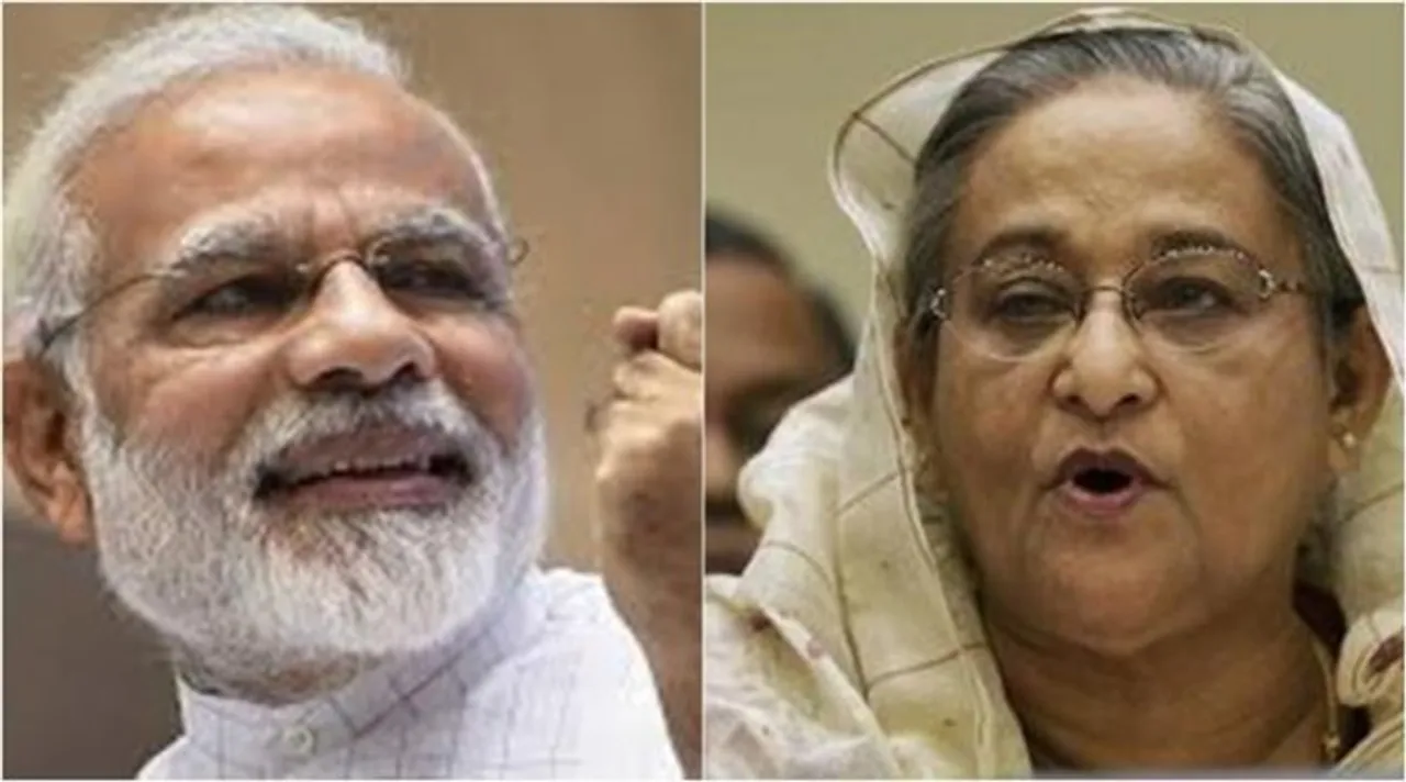 মোদী, হাসিনা