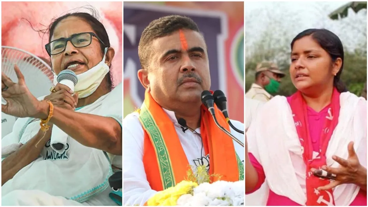 nandigram mamata suvendu minakshi bengal poll 2021