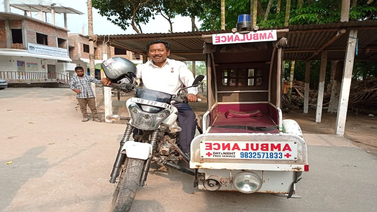 karimul haque bike ambulance