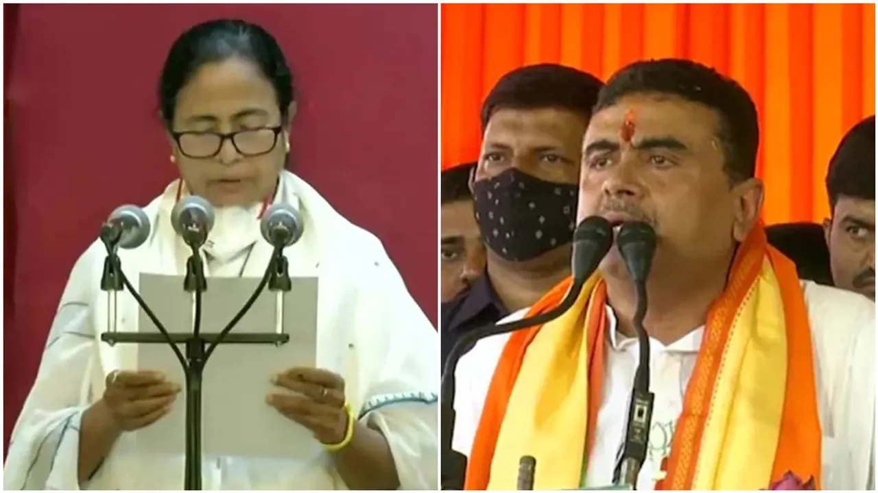 suvendu adhikary condem mamata banerjee's swearing in