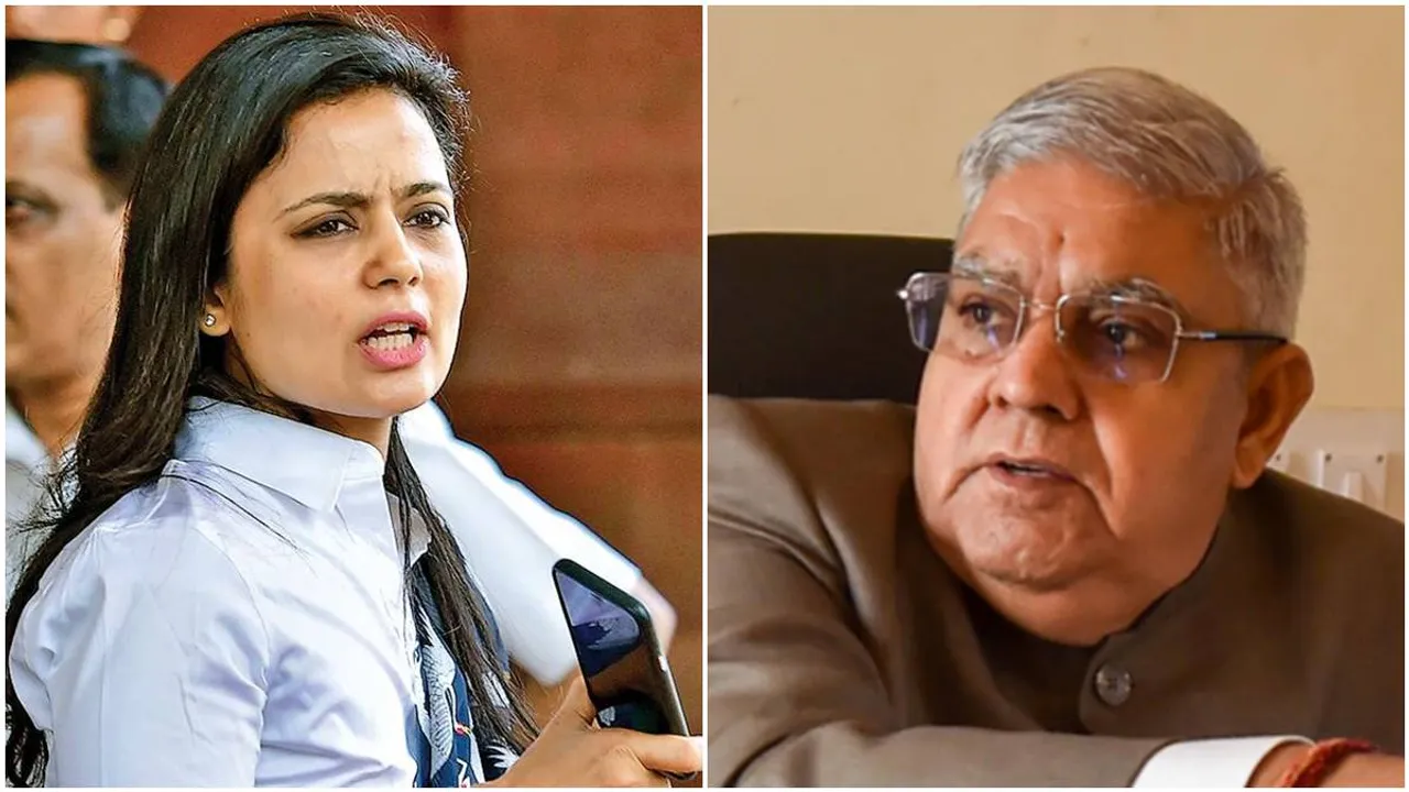 Mahua Moitra, Jagdeep Dhankhar