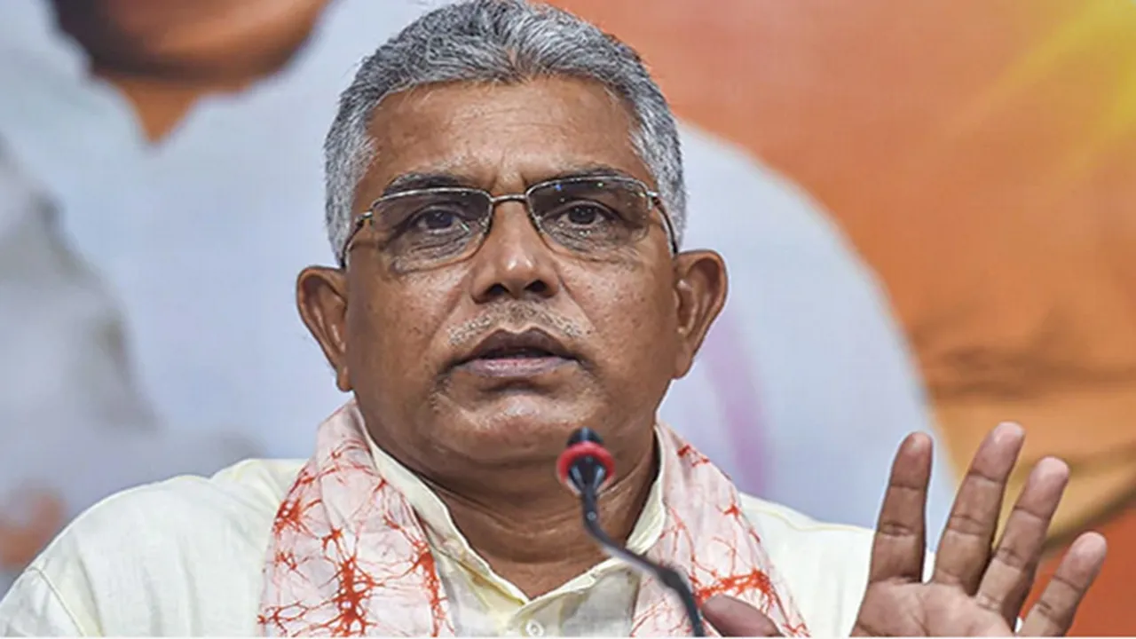 Dilip Ghosh criticise west bengal govt regarding trade conference