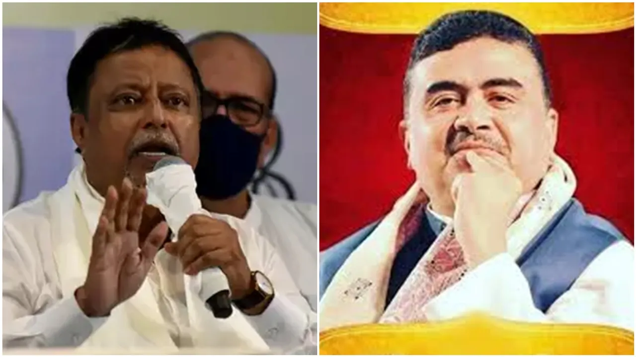 Suvendu Adhikari, Mukul Roy, BJP