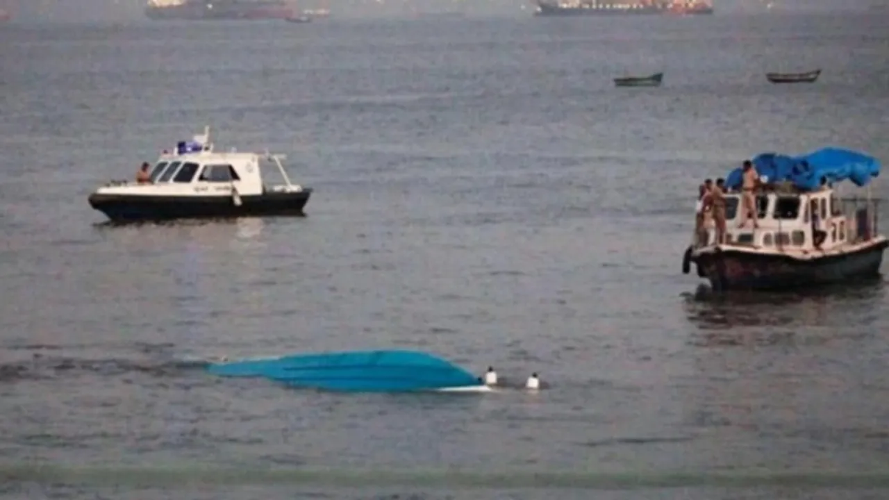 trola sinks in the haldi River near nandigram