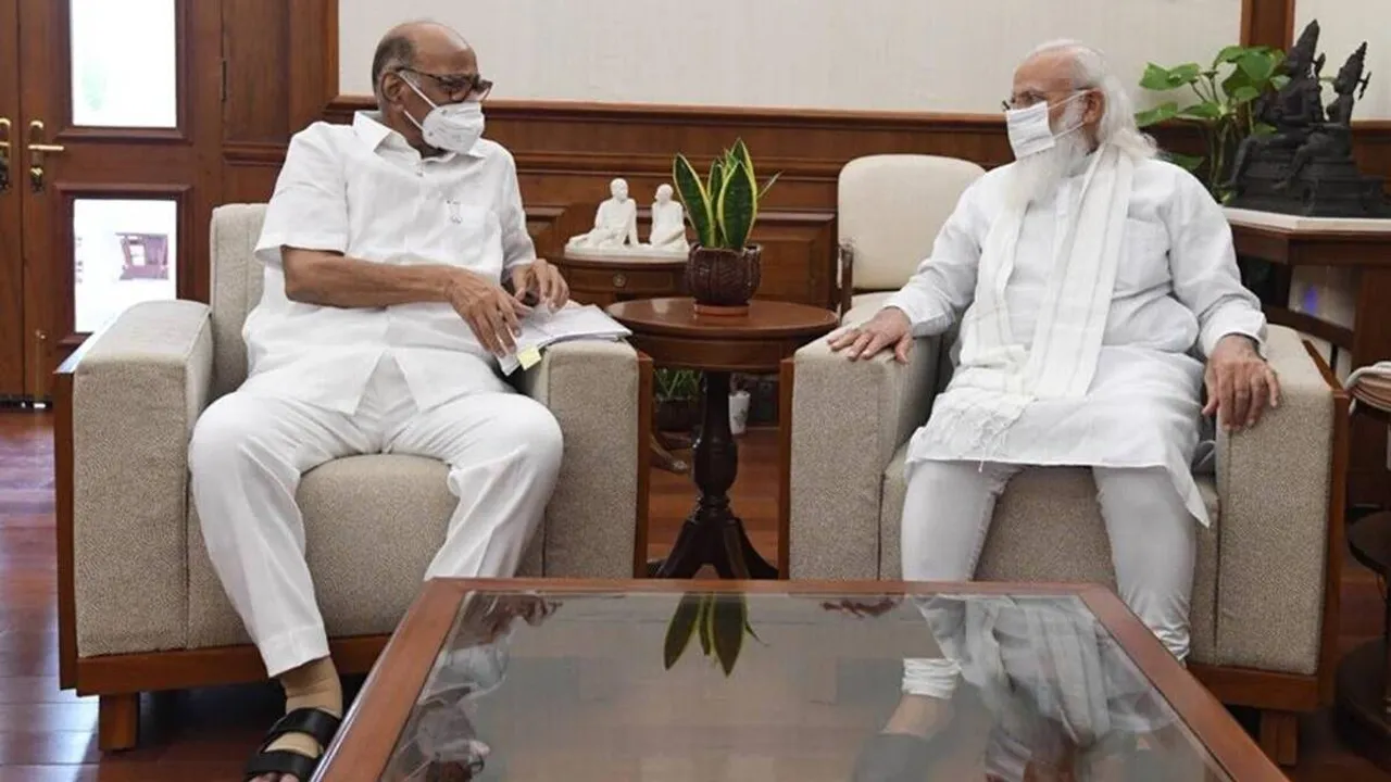 Sharad Pawar meets PM Modi