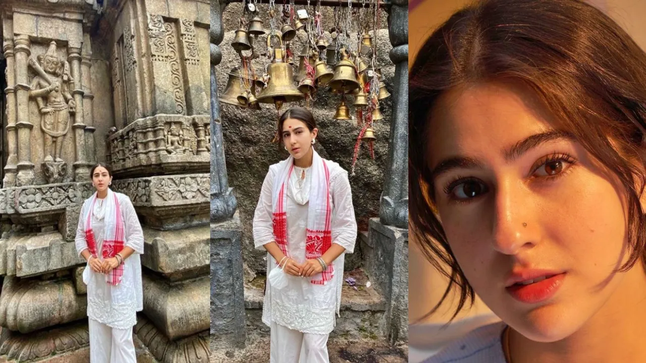 Sara Ali Khan, Sara Ali Khan at Kamakhya temple, bollywood, bengali news today, সারা আলি খান, কামাক্ষ্যা মন্দির