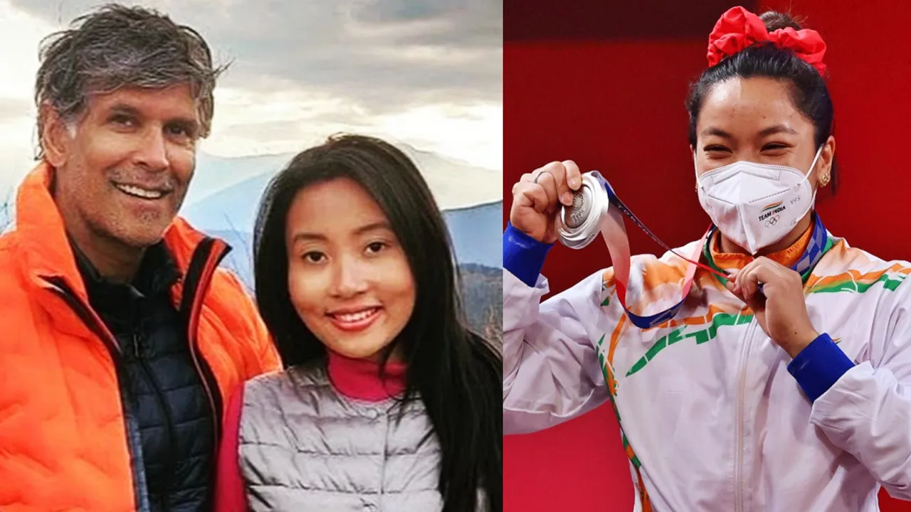 Milind Soman, Ankita Konwar, Mirabai Chanu, bollywood, Tokyo Olympics, মিলিন্দ সোমান, অঙ্কিতা কোনওয়ার, মীরাবাঈ চানু, bengali new today