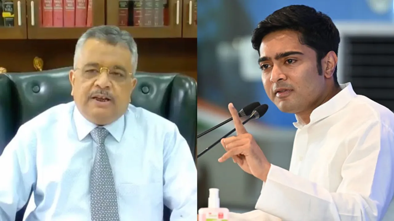 tushar mahta bjp's secret general not indias solicitor general abhishek banerjee tweet on suvendu mehta meeting