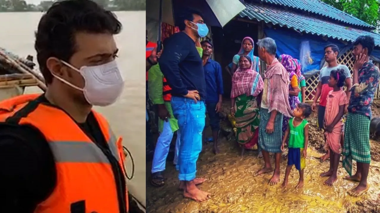 TMC MP Dev, Dev visits Ghatal, Ghatal flood, tollywood, ঘাটালে সাংসদ দেব, দেব, bengali News today