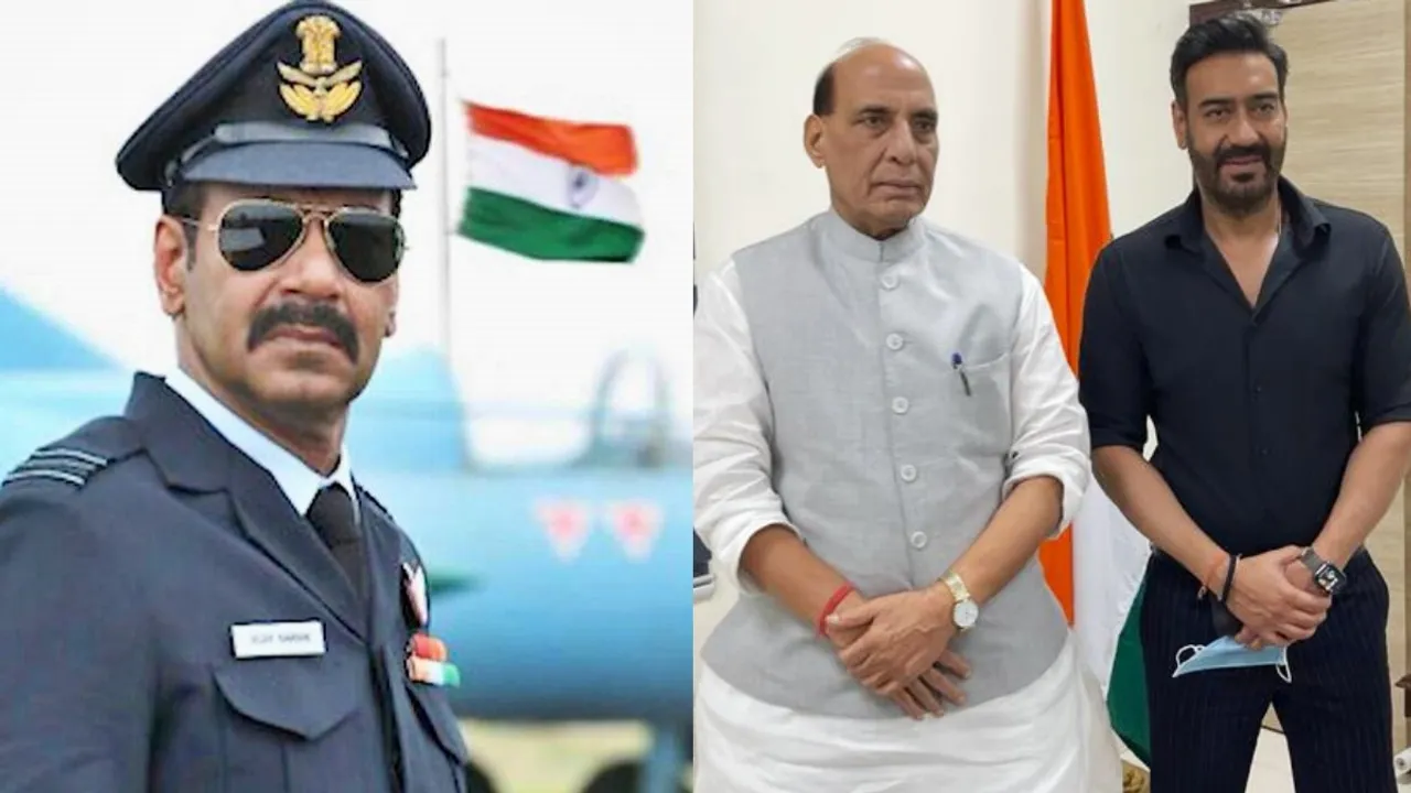 Bhuj: The Pride of India, Ajay Devgn, Rajnath Singh, Ajay Devgn met Rajnath Singh, অজয় দেবগন, রাজনাথ সিং, bengali news today